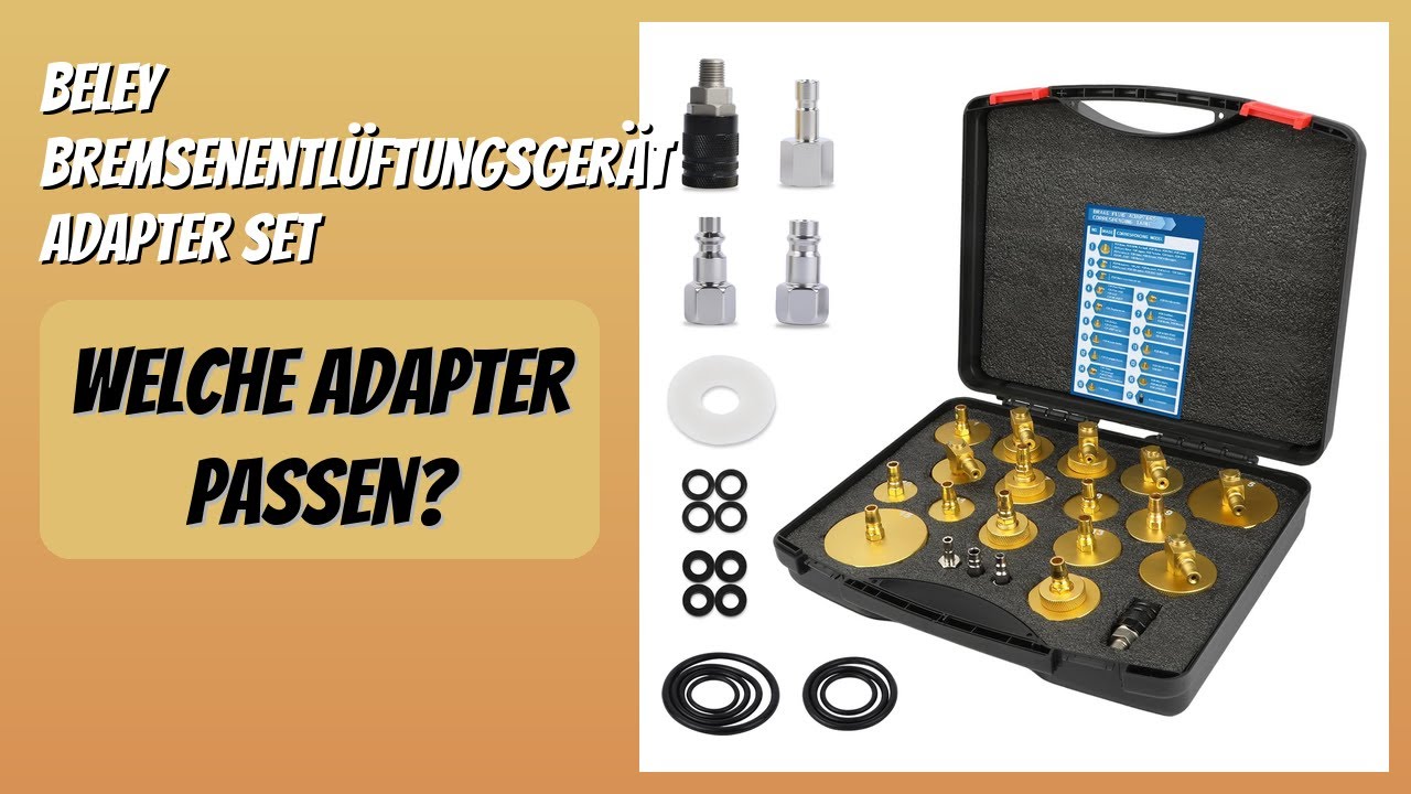 BEWERTUNG (2026): BELEY Bremsenentlüftungsgerät Adapter Set. Infos