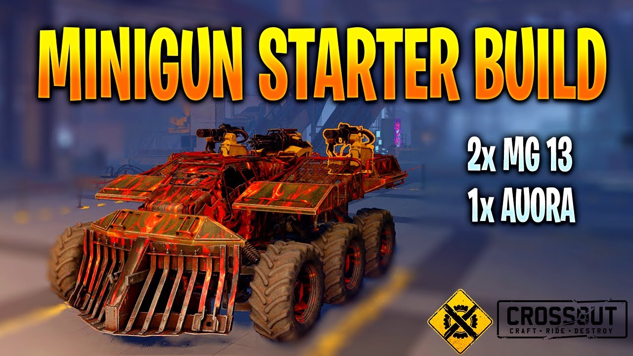 Crossout Garage Minigun 5k Build  - Player - JossBoss - Equalizer 4500 - Gameplay