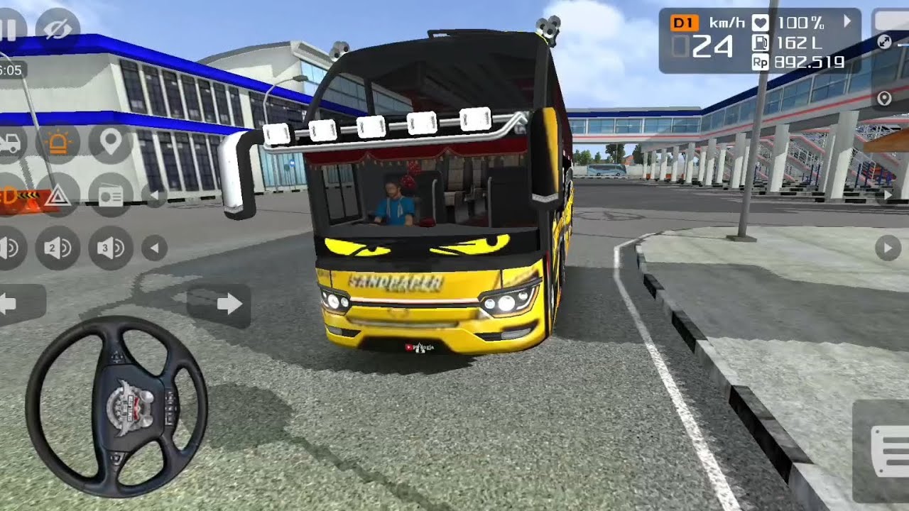 ​High Speed Driving |  Heavy Rain! 🌧️  |Bus Simulator Indonesia  | Android Gameplay | 2026