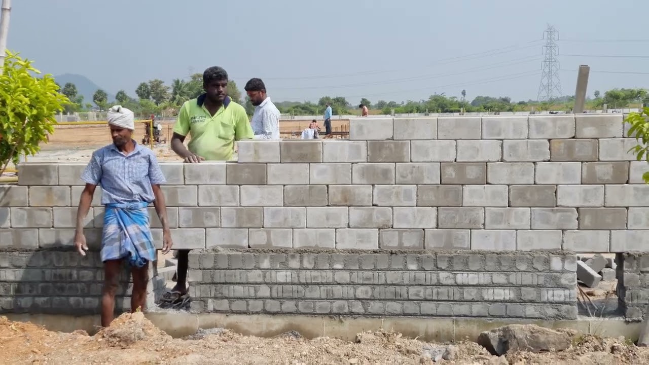 Igloo interlocking Blocks Compound wall .Ph.9344036674