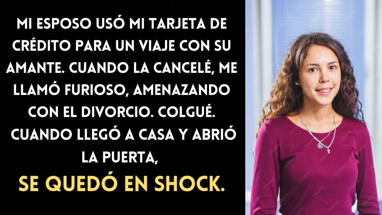 Mi esposo usó mi tarjeta para un viaje con su amante y amenazó con el divorcio cuando la cancelé