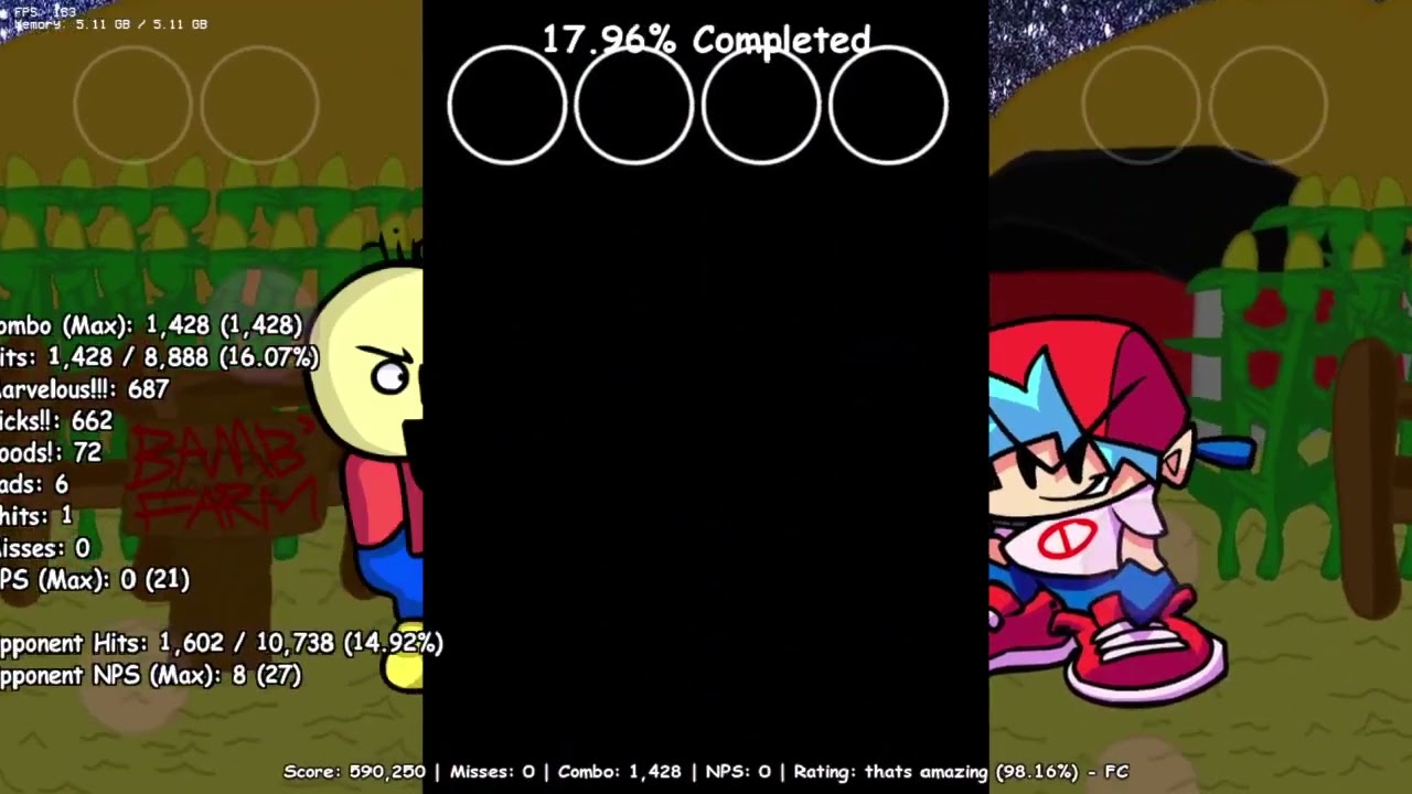 FNF Splitathon 2 Very Much Clearing a 45 minute song | 92.24%