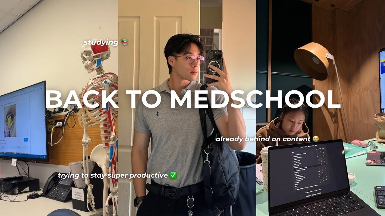 FIRST DAY BACK MEDSCHOOL | Staying productive | Studying Tips | Clinical Skills // PETER LE