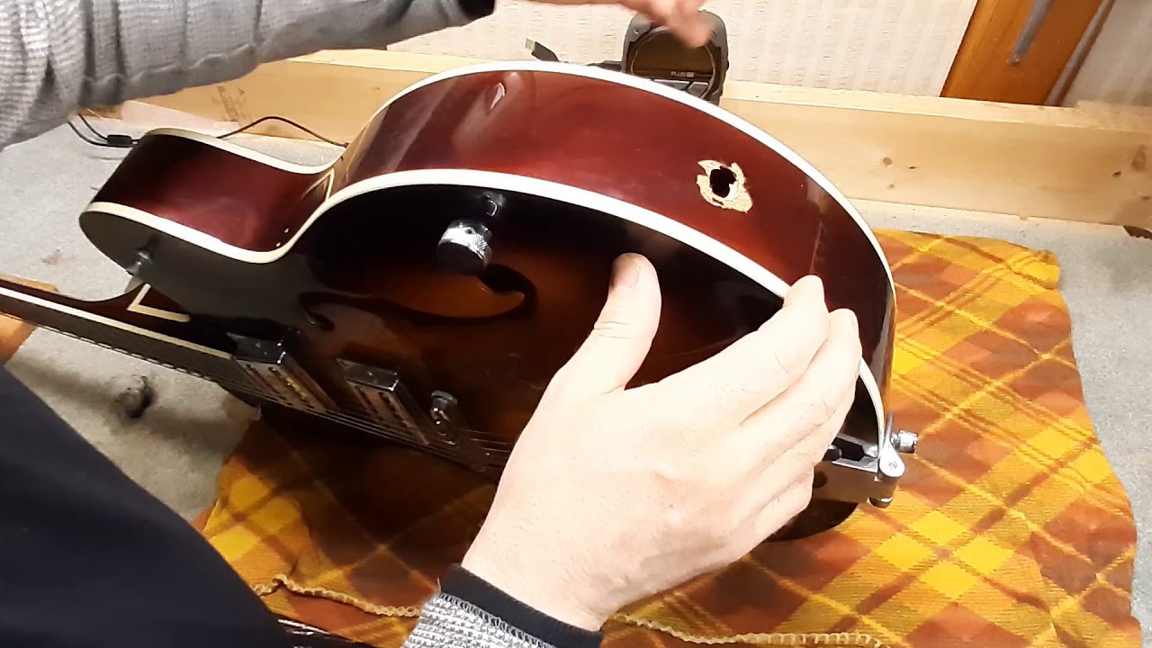 Jack Repair For a Hollow Body Guitar.
