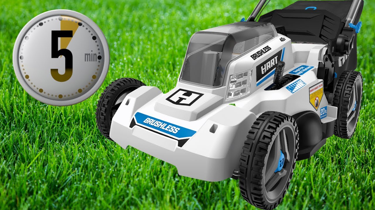 Hart Electric Lawn Mower - Quick Assembly & Review