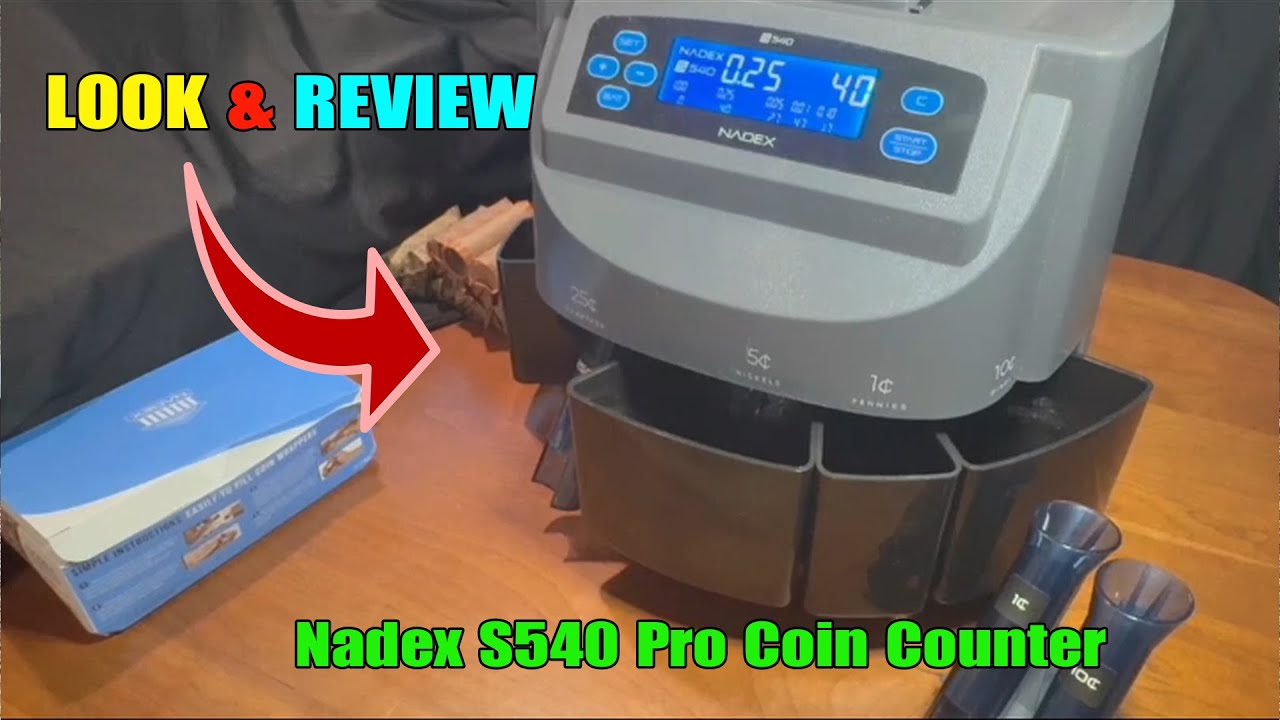 Обзор счетчика монет Nadex S540 Pro | Быстрая и точная машина для сортировки монет?