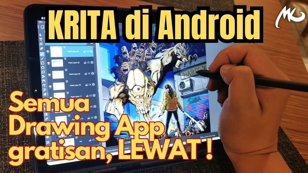 KRITA di Android: aplikasi gambar PC dalam genggaman #krita