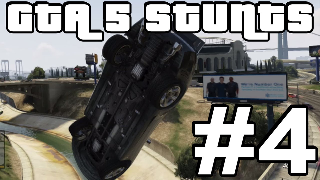 GTA 5 Stunts #4 (GTA V Crashes, Deaths, Fails and more)