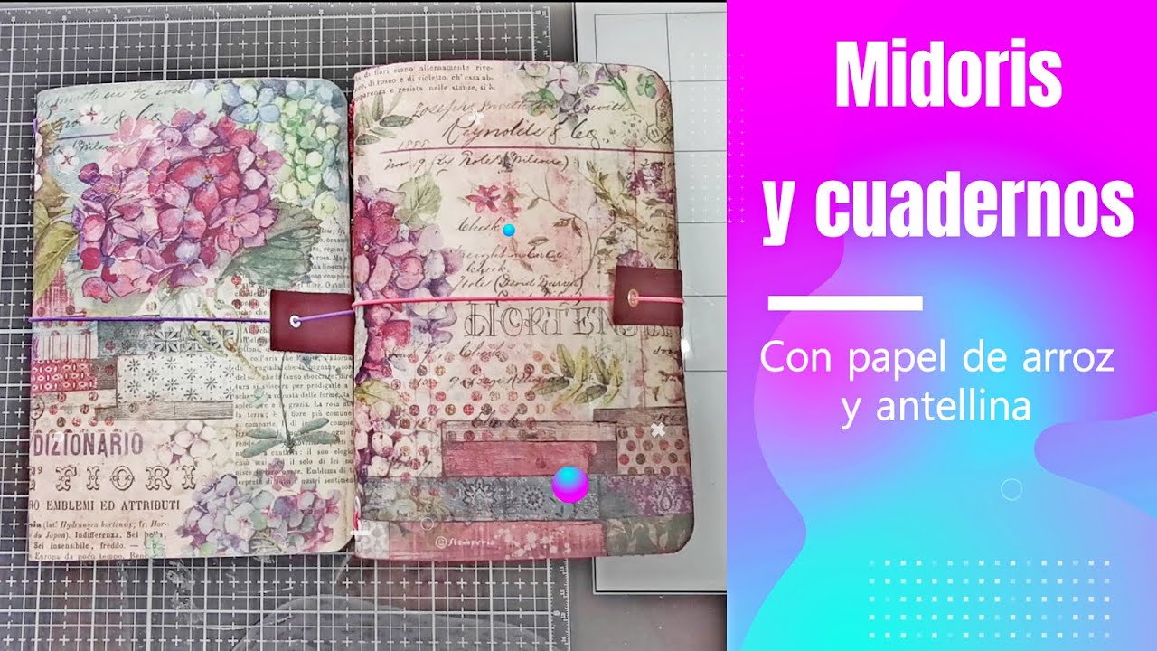 Midoris y cuadernos / Papel de arroz y stone paper