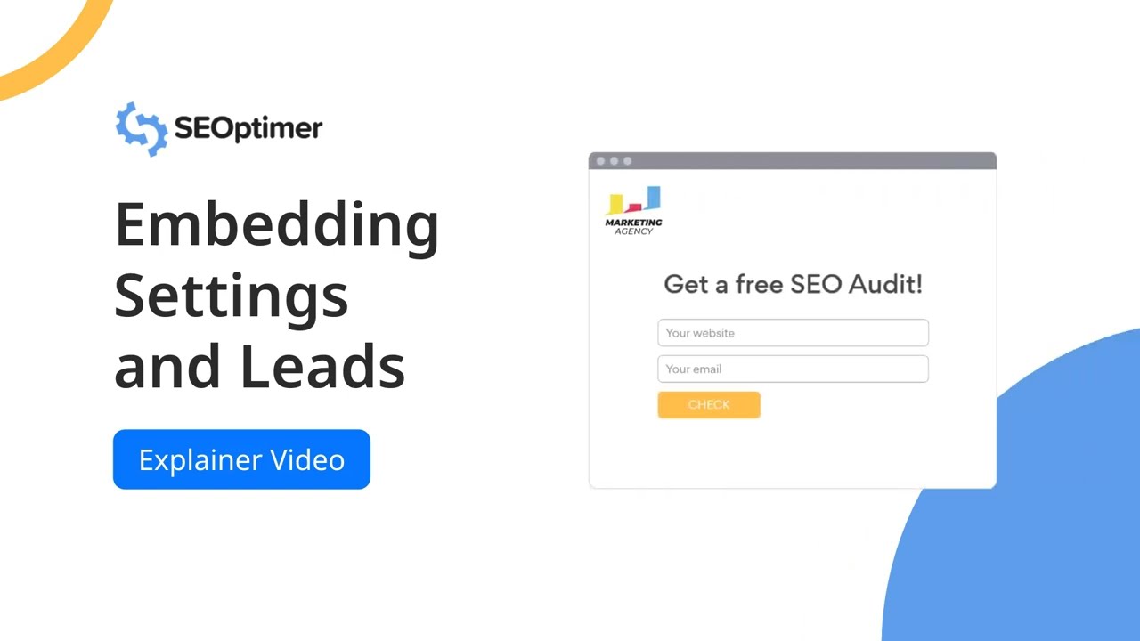 Embedding Settings and Leads