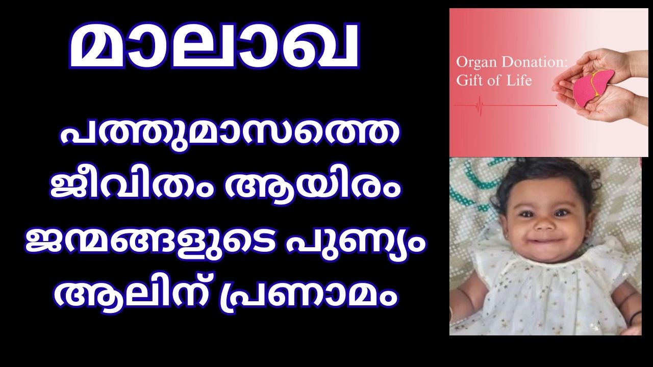 ആ കുഞ്ഞുഹൃദയം ഇനി അഞ്ചുപേരിൽ താളം പിടിക്കും: ഒരു മഹാത്യാഗത്തിന്റെ കഥ