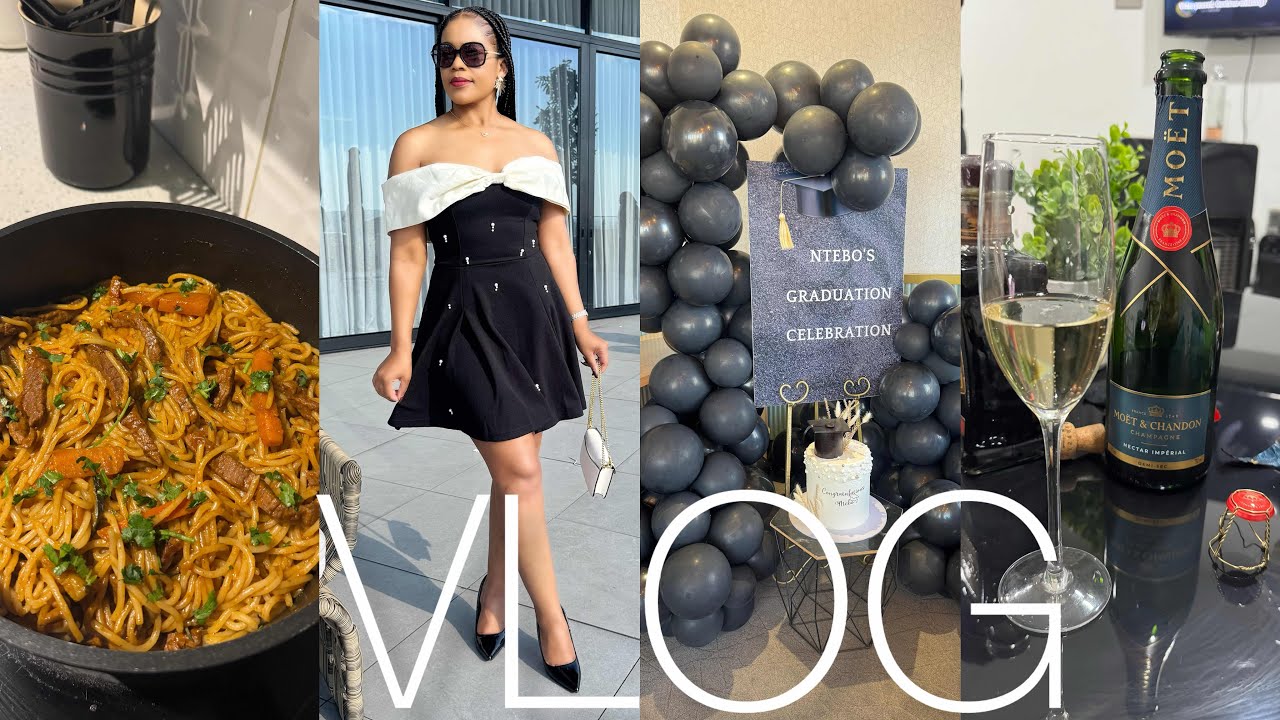 Vlog: Shopping | Homeware haul | graduation lunch | Cooking | South African YouTuber