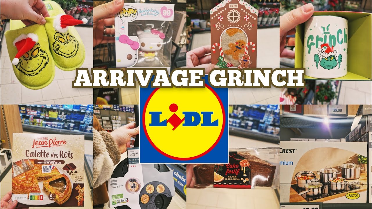 🎄Chaussons Le Grinch chez LIDL 💚 & Arrivage cuisine 
