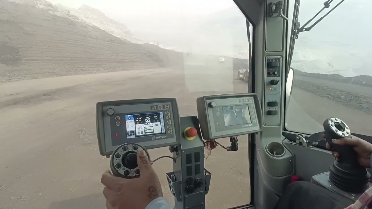 Surface miner cutting speed || Wirtgen || Odisha || Talcher || Mcl || Open caste mining 