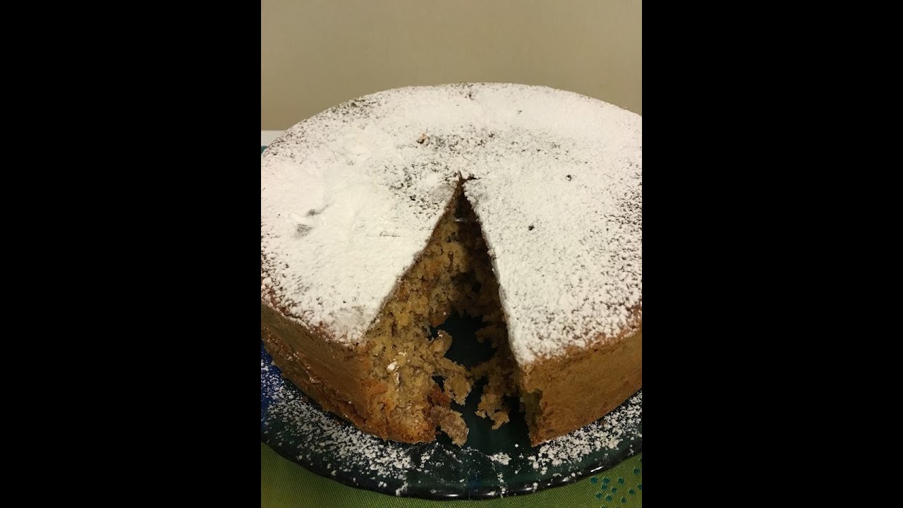 Bolo de nozes com chila