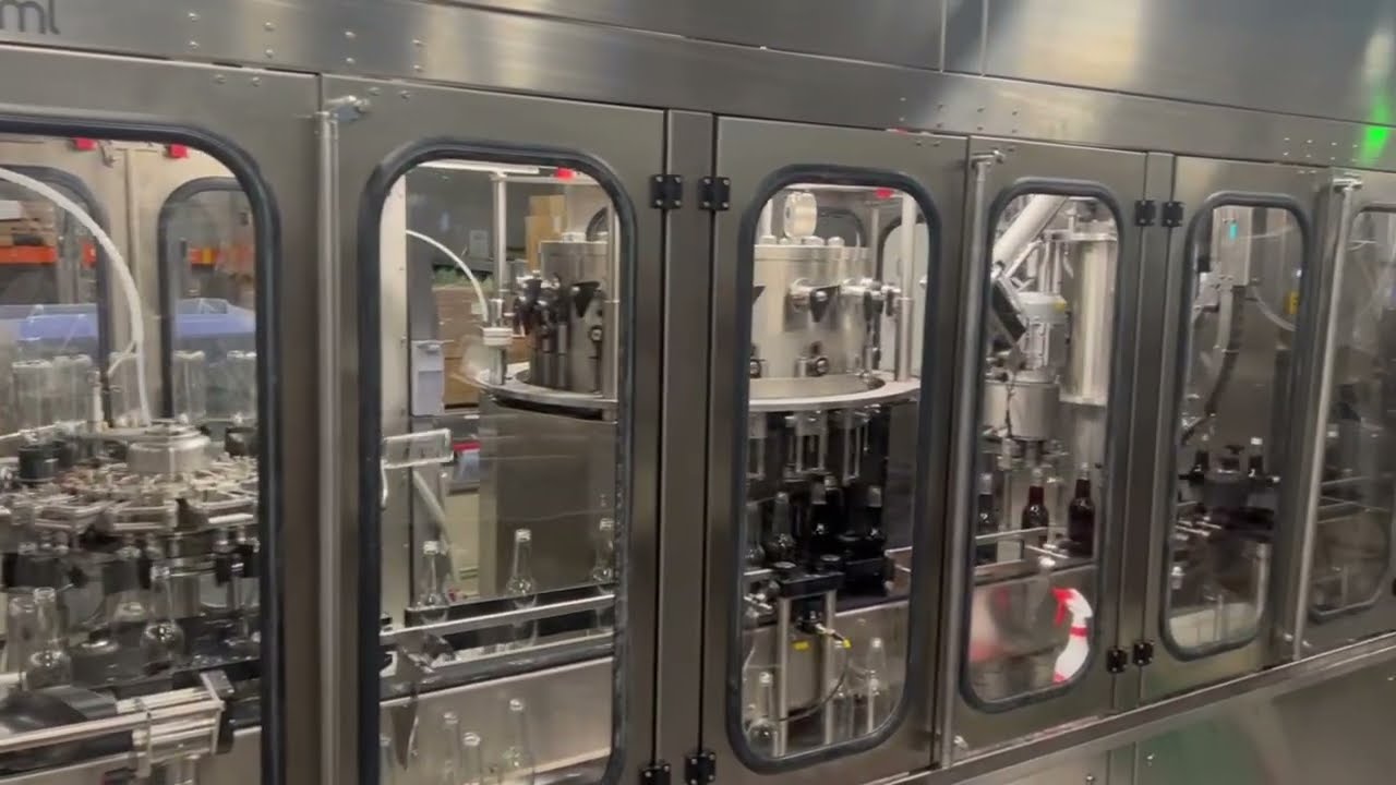 Sraml CSD canning/bottling line