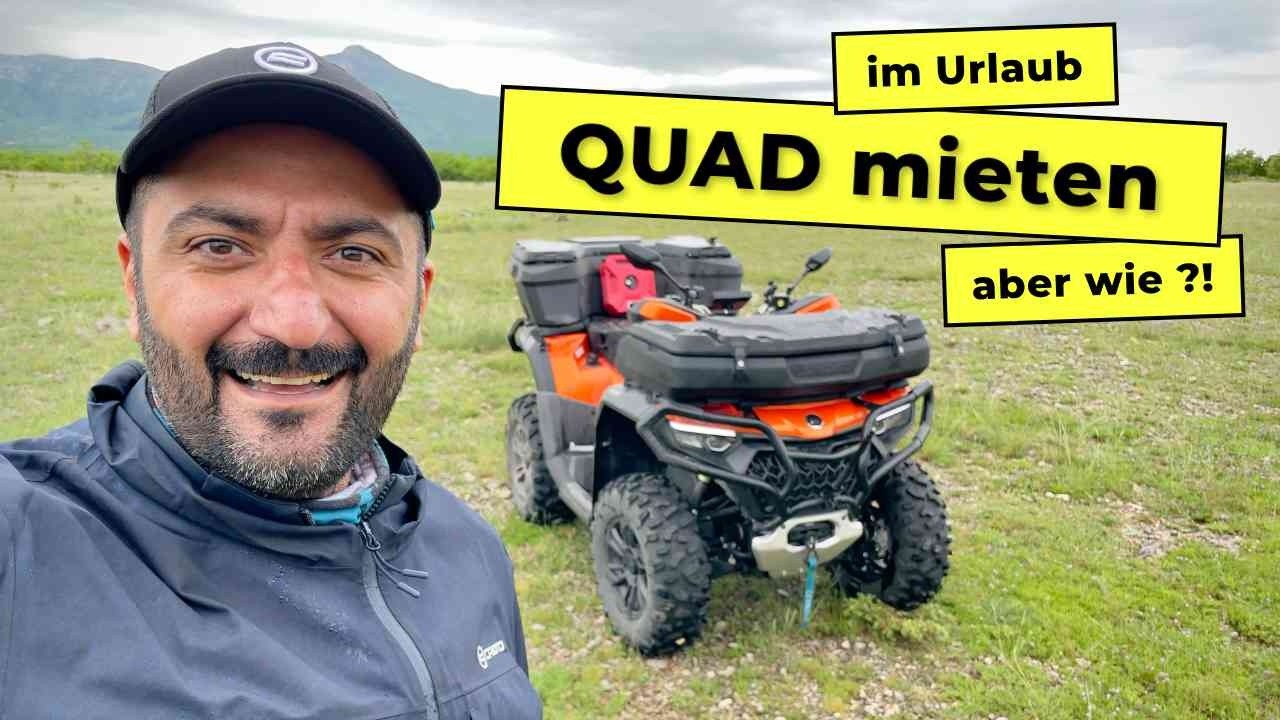 m&ouml;chtest du im Urlaub Quad mieten/fahren? ATV f&uuml;r Noob