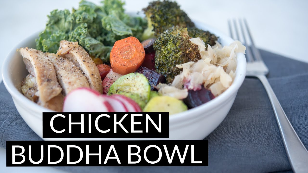 Paleo Chicken Buddha Bowl (gluten-free lunch or dinner recipe)