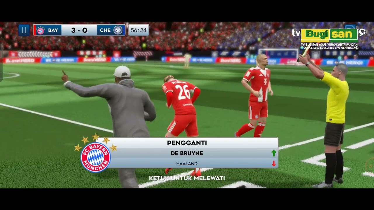 Bayern munchen vs Chelsea liga Divisi Utama legedaers 2026