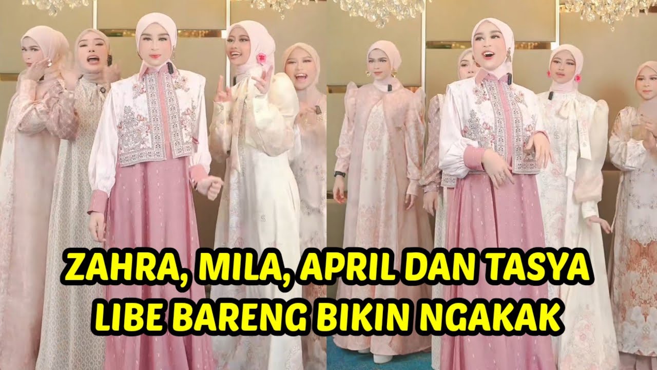 Live bareng tasya, april, mila dan zahra bikin heboh, jual 10.000 pcs cuma 10 detik