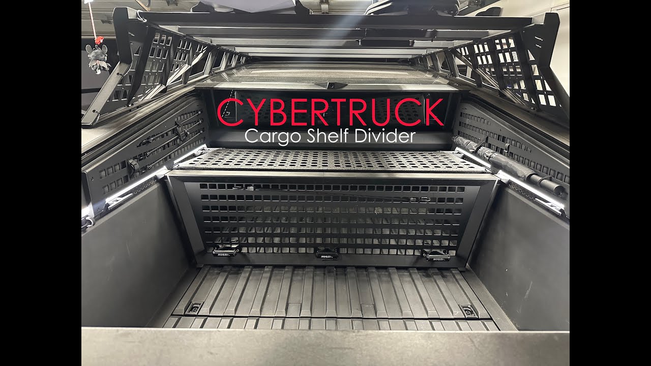 Cybertruck Cargo Diver AND Shelf!