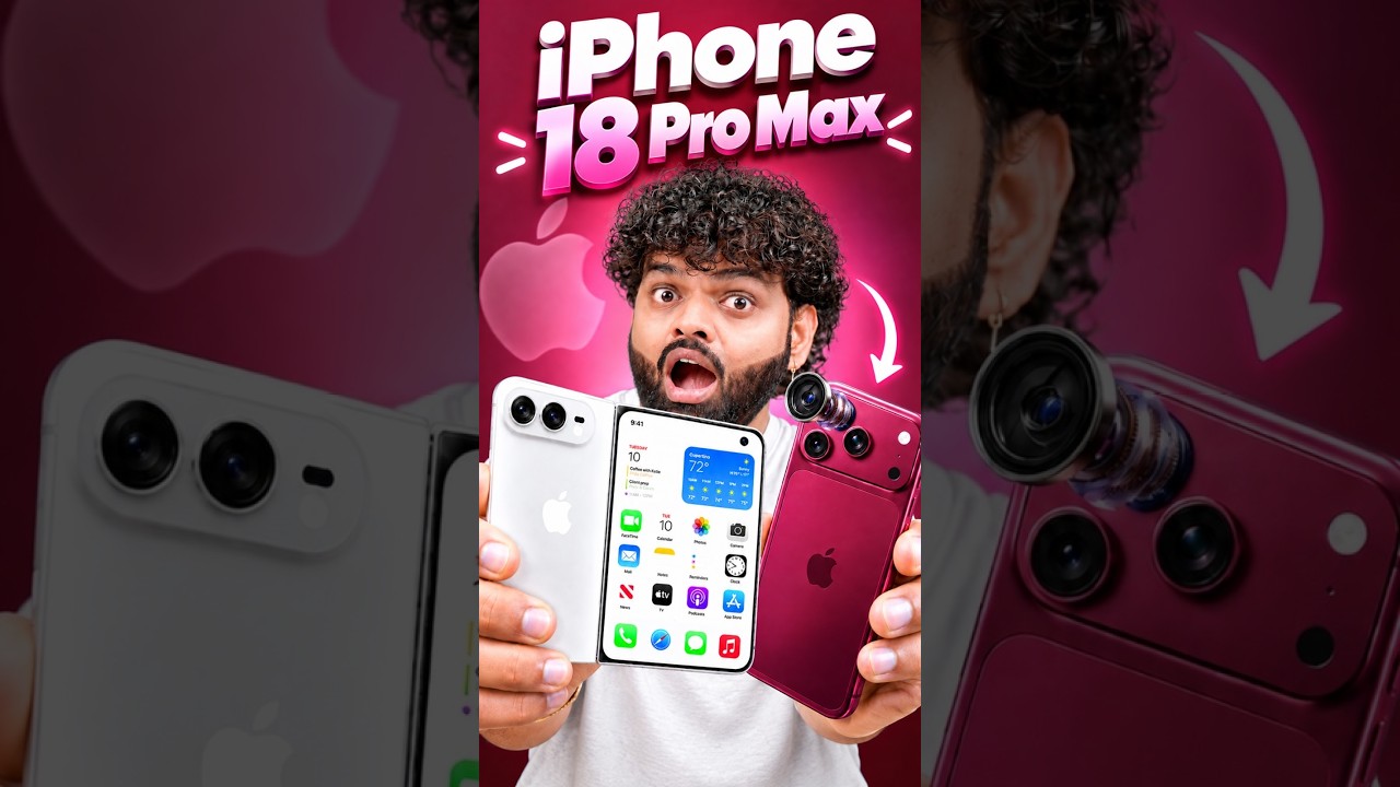 Apple Pagal Ho Gaya! 😱 ₹3 Lakh Ka Foldable iPhone Duo & iPhone 18 Pro