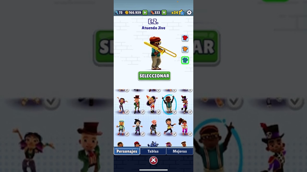todos mis personajes de subway surfers marzo 2022