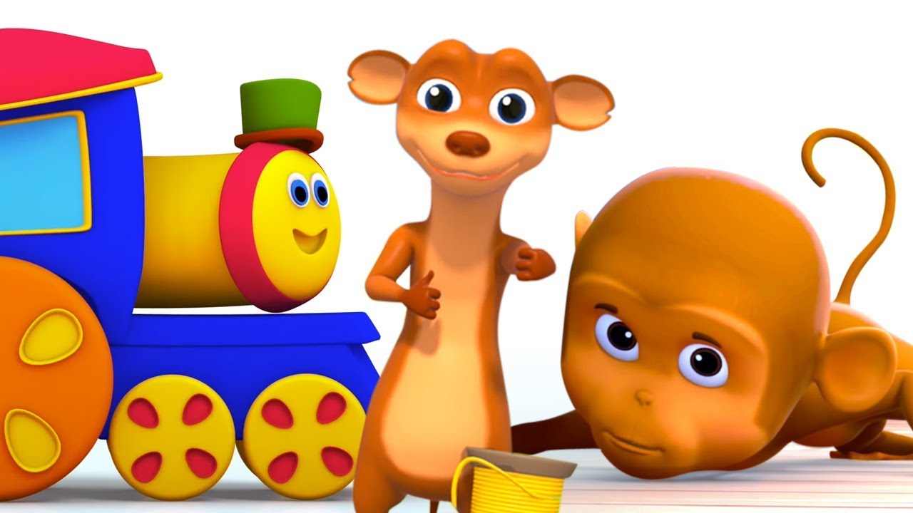 bob den zug | Pop geht das Wiesel | Kinderreime | Bob The Train | Pop Goes The Weasel | Baby Rhymes