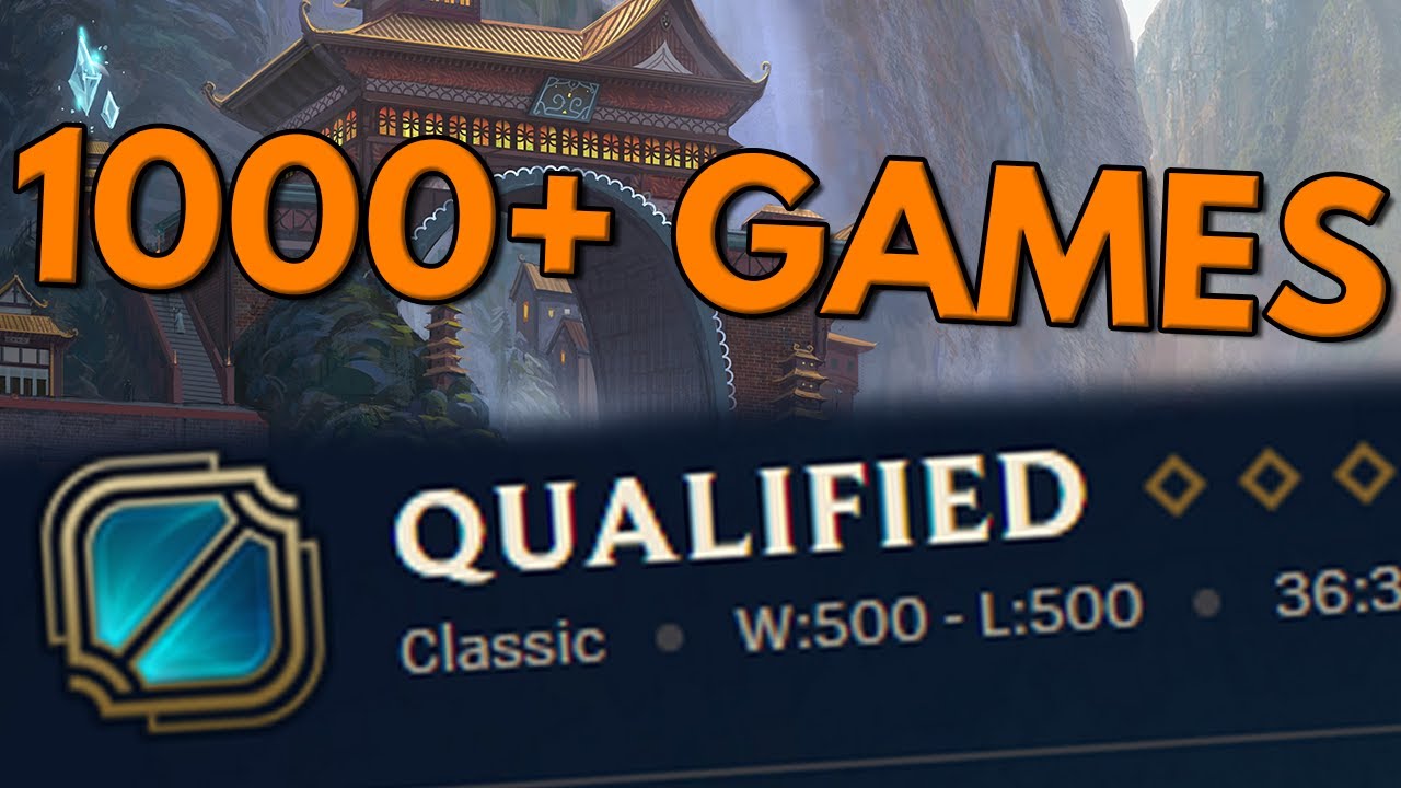 1000+ RANKED GAMES THIS SEASON - Road to Masters Ep. 11