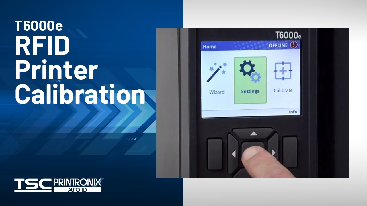 Printronix Auto ID T6000e RFID Printer Calibration