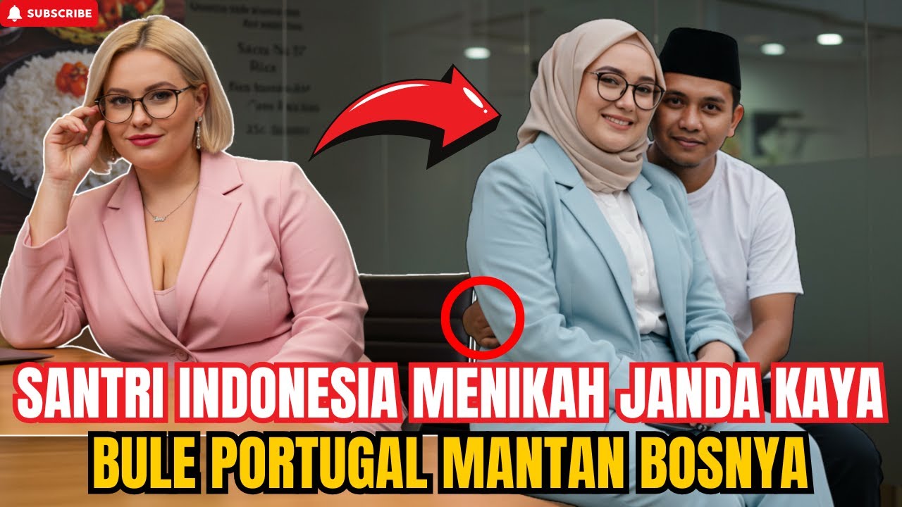 [VIRAL‼️] SANTRI INDONESIA MENIKAH DENGAN JANDA BULE BOSNYA, PEMILIK RESTORAN DI PORTUGAL