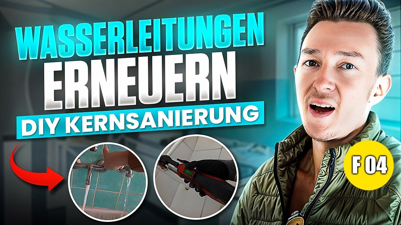 DIY Kernsanierung - Wasserleitung abklemmen & erneuern