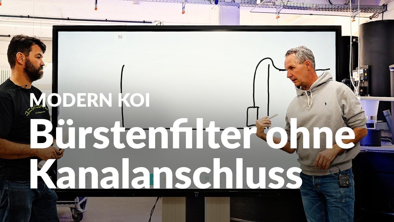 So gehts's: Bürstenfilter ohne Kanalanschluss | Modern Koi Blog #6416