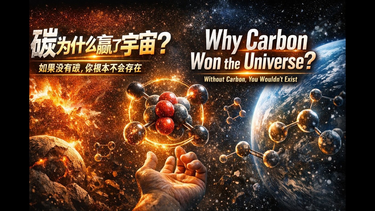 如果没有碳，人类根本不会存在：宇宙隐藏的终极筛选！If Carbon Didn’t Exist, Neither Would You: The Universe’s Ultimate Filter！