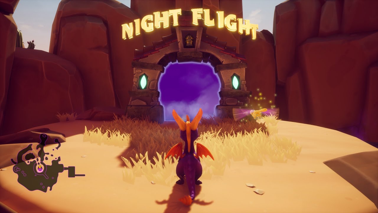 Spyro The Dragon - Night Flight & Hot Wings 1 Trophy