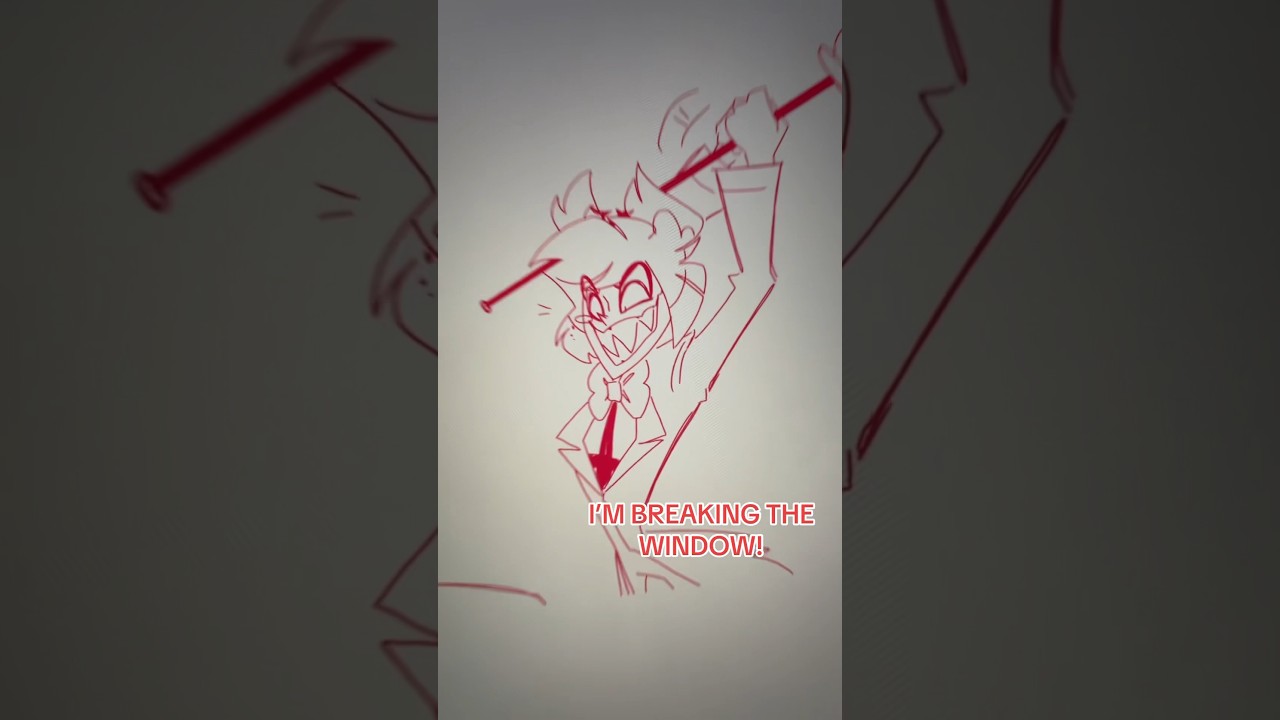 ЧТО Я НАДЕЛАЛ? Я НЕ МОГУ #hazbinhotel #hazbinhotelart #alastor #animation #memes