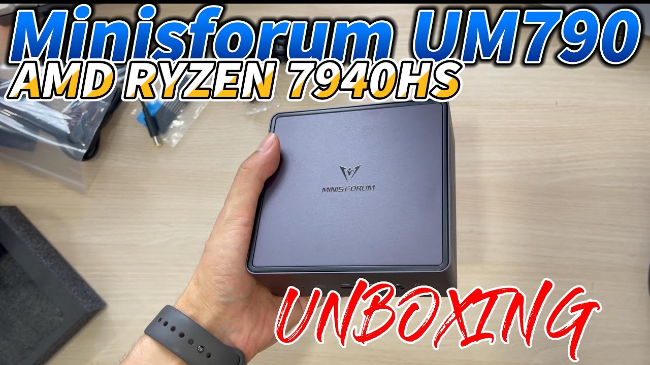 Распаковка мини-ПК Minisforum UM790 Pro на базе AMD RYZEN 7940HS | minixpc.com