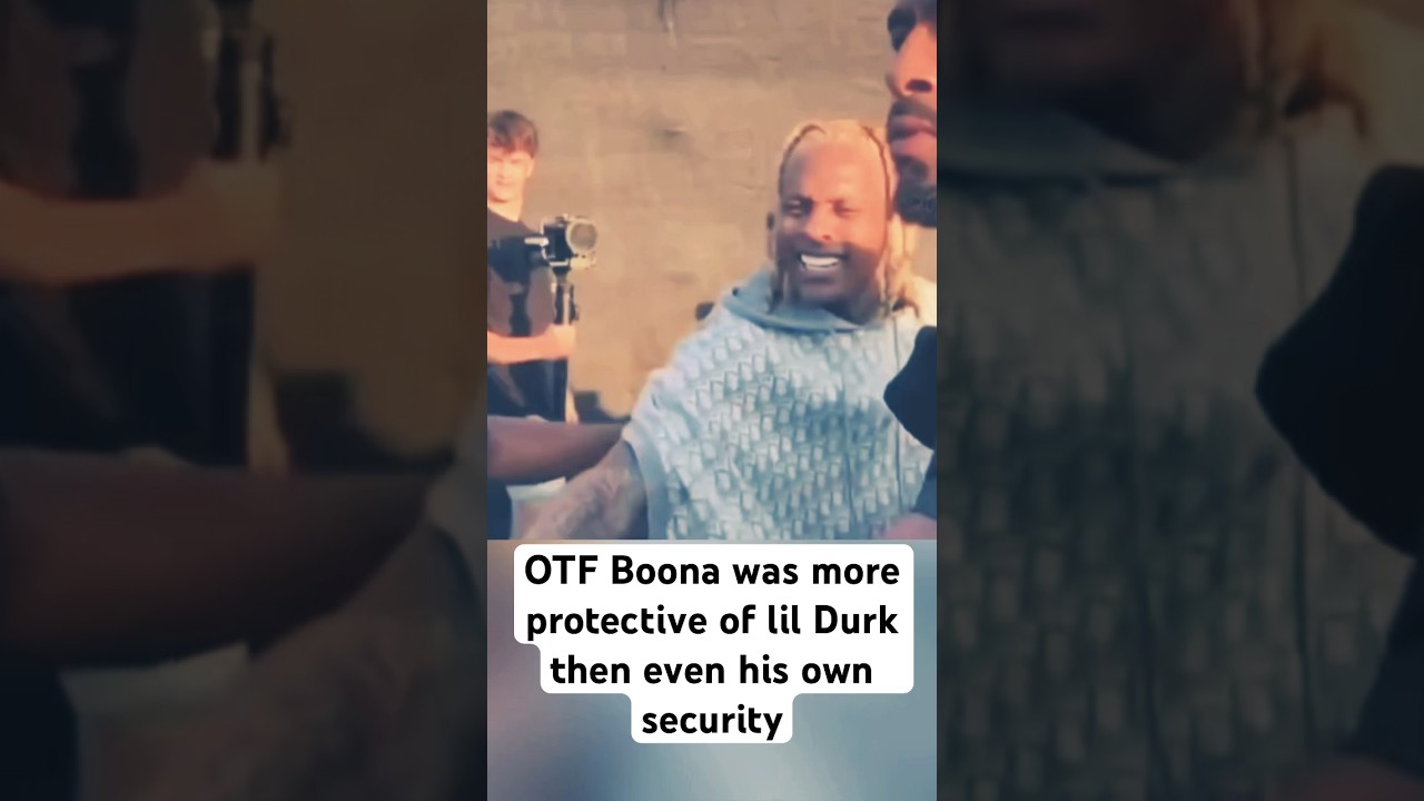 OTF Boona was more protective of Lil Durk than even his own security team.#lildurk #otf #rap #rapper