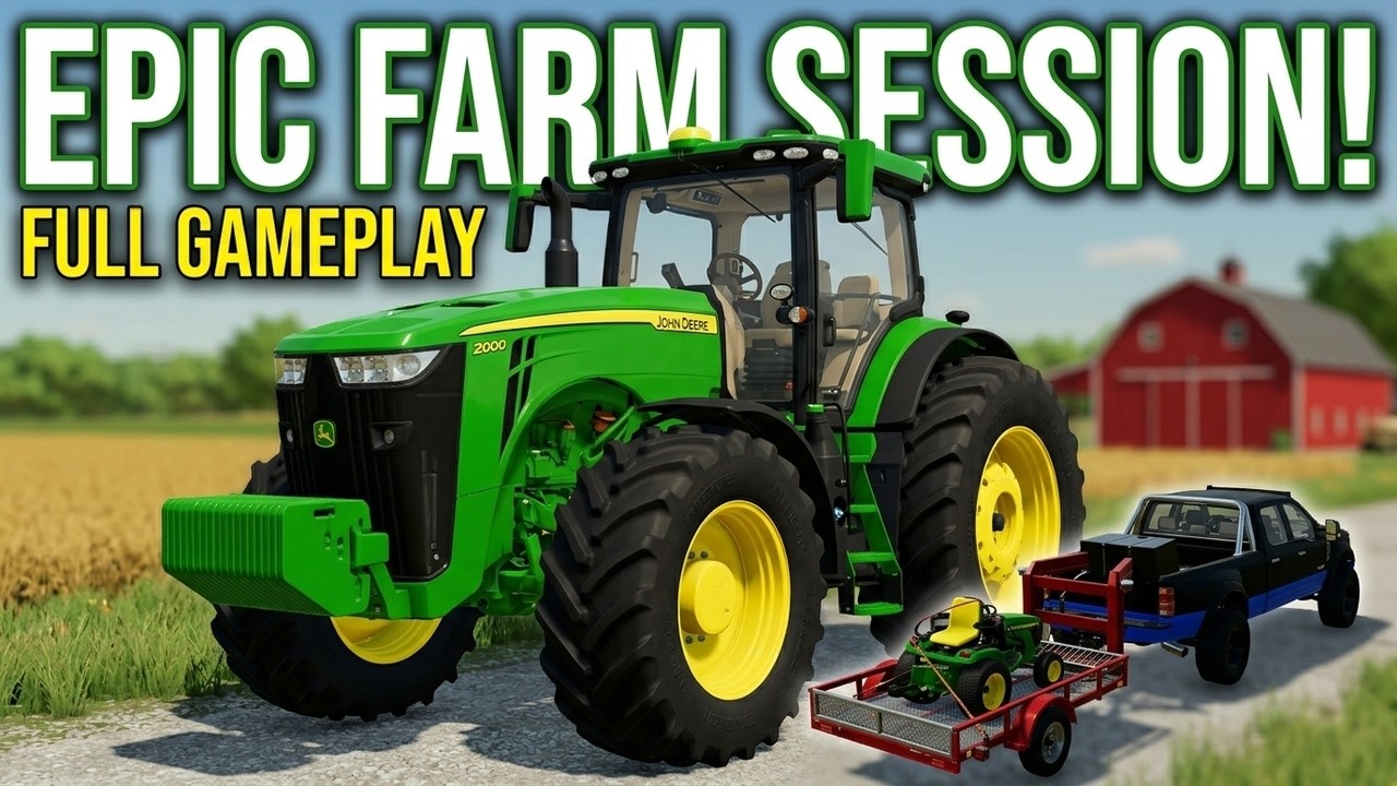 COMPLETE FARM WORKFLOW | Farming Simulator 22