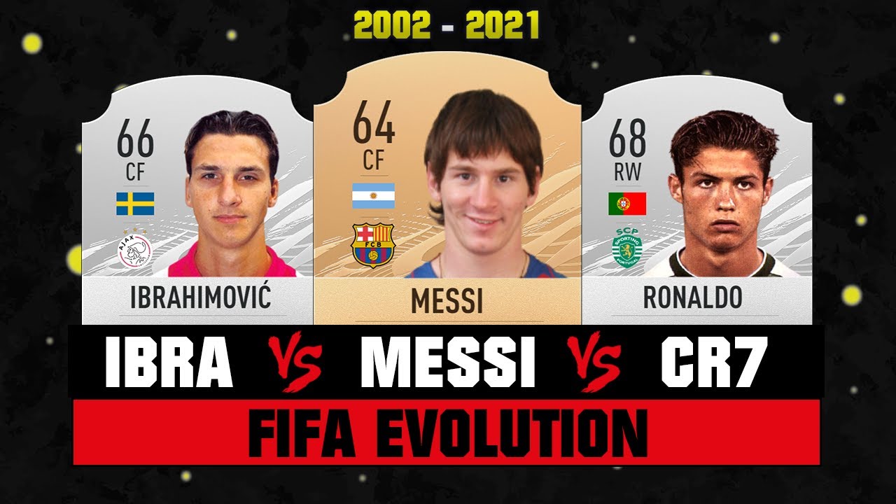 Ibrahimovic VS Messi VS Ronaldo FIFA EVOLUTION! 😱🔥 FIFA 02 - FIFA 21