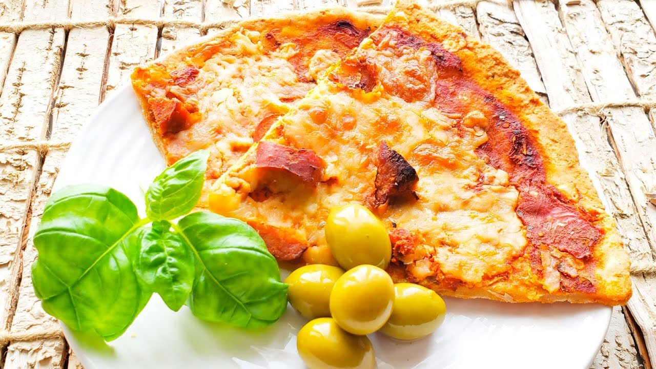 Пицца без глютена из тапиоковой муки — очень вкусно!