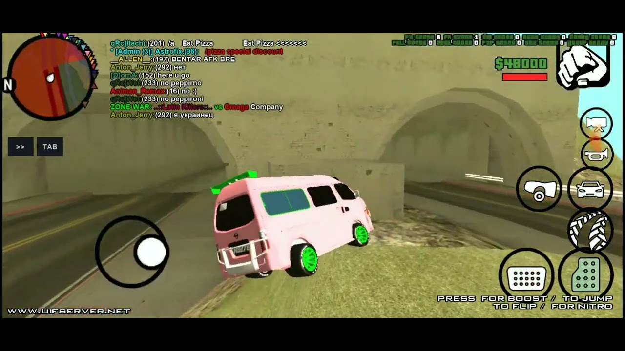 Bush evening run (gta sa vincyvan)  ig acc #dryze_784