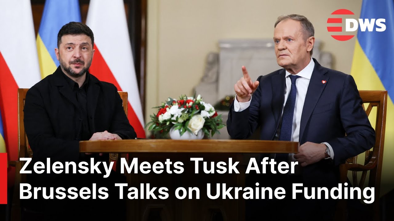 FULL MEETING: Zelensky Meets Polish PM Donald Tusk After Brussels Talks on Ukraine Funding | AC1E