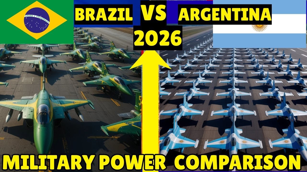 Brazil vs Argentina Military Power 2026 latest: &ndash; Full Army Strength Comparison, Who is best?