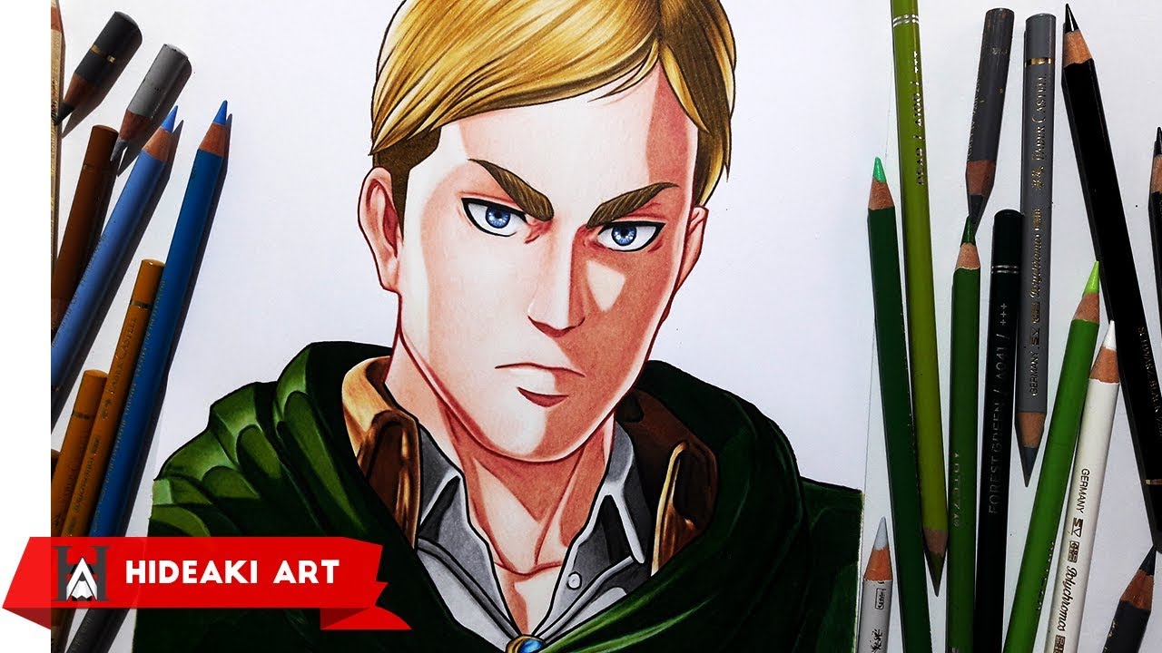 Speed Drawing Erwin Smith || Attack on Titan