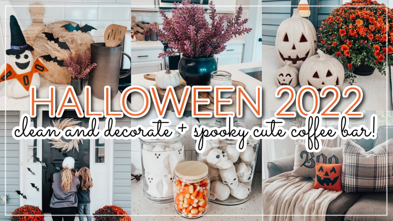 🎃HALLOWEEN DECORATE WITH ME | HALLOWEEN DECOR 2022 | HALLOWEEN DECORATING IDEAS + FRONT PORCH DECOR