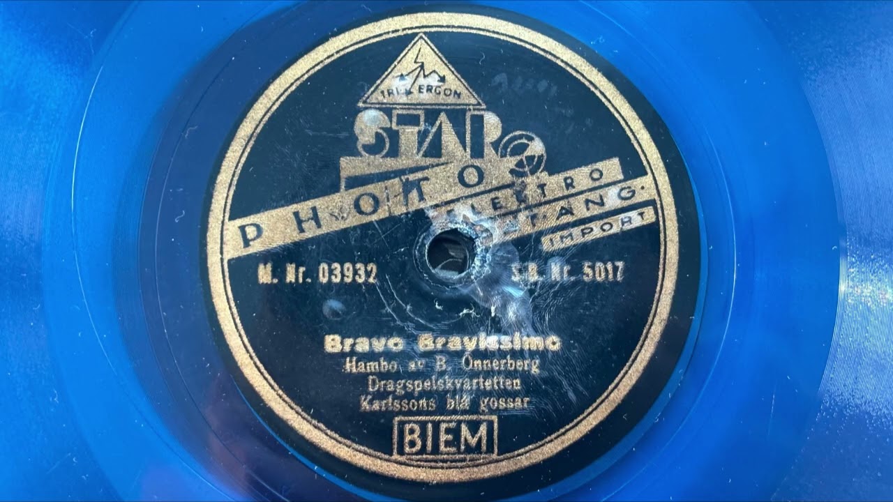 Bravo bravissimo - Karlssons blå gossar [1930]
