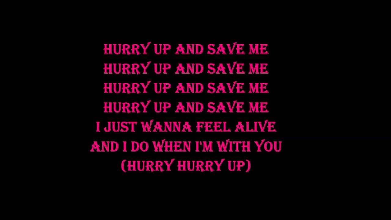 Hurry Up & Save Me Tiffany Giardina Lyrics