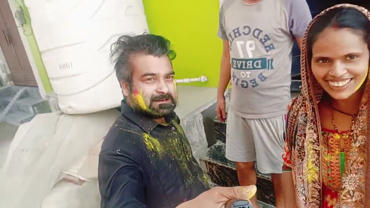 Holi special bacche with musti
