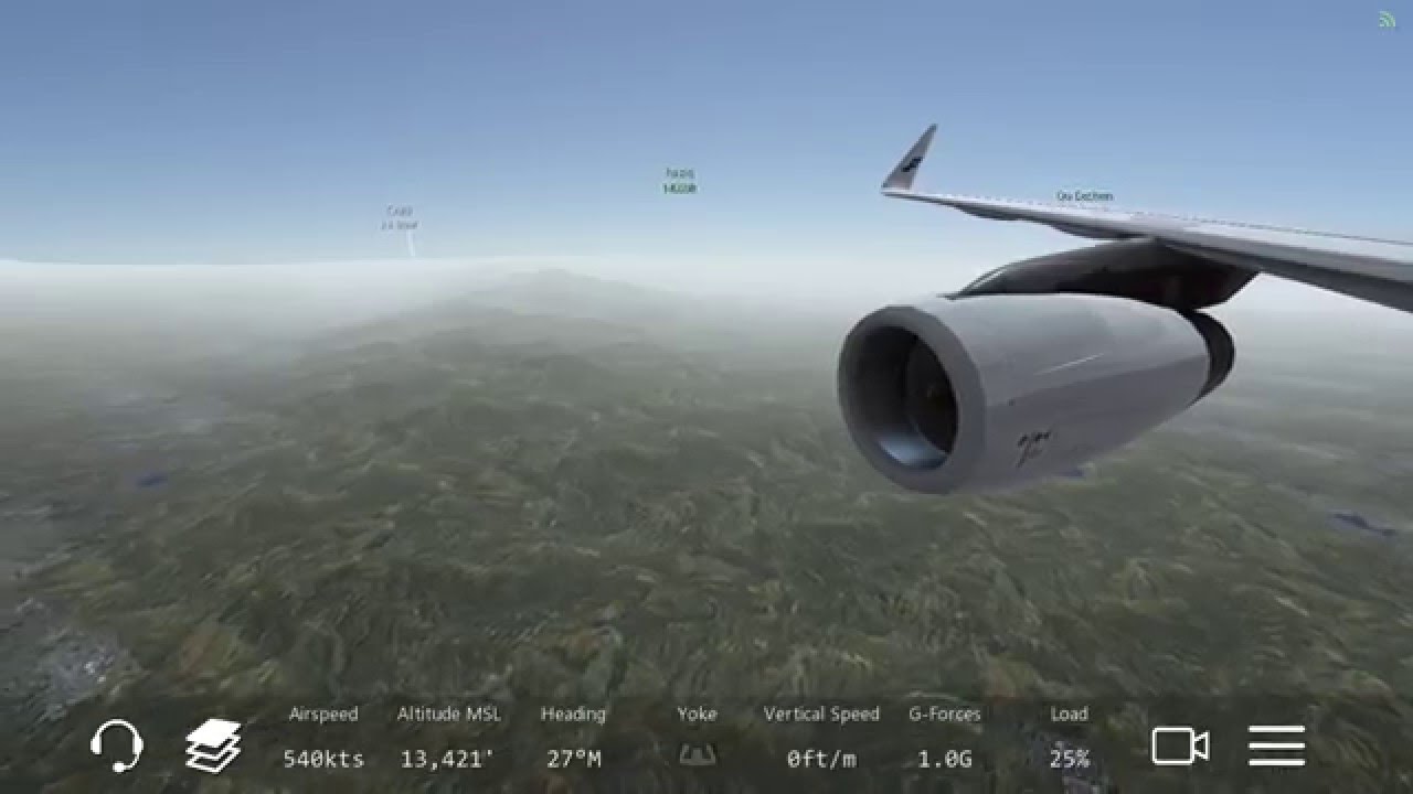 [HD] Infinite Flight Airbus A321. Multiplayer. ATC. Southern California KNUC-KVCV